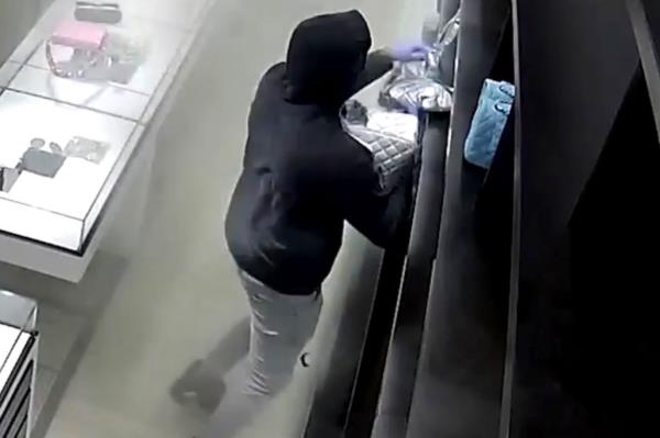 The thieves lifted a<em></em>bout 99 designer purses worth a<em></em>bout a quarter of a million dollars.