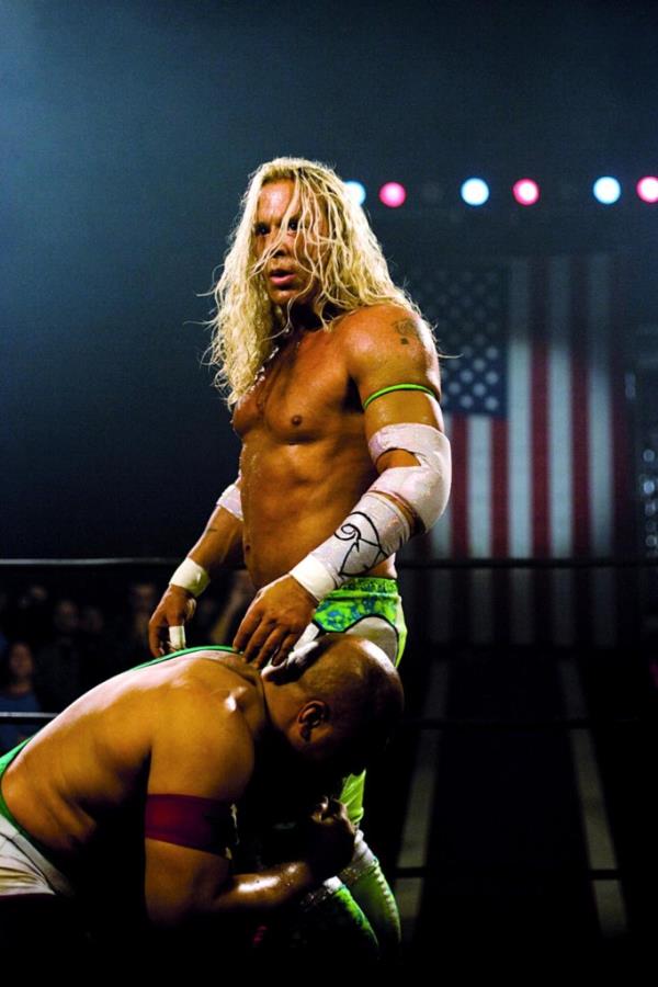 Mickey Rourke and his dog on Instagram.