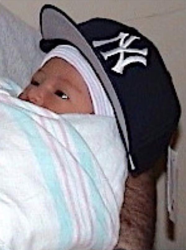 Newborn Anthony Volpe.