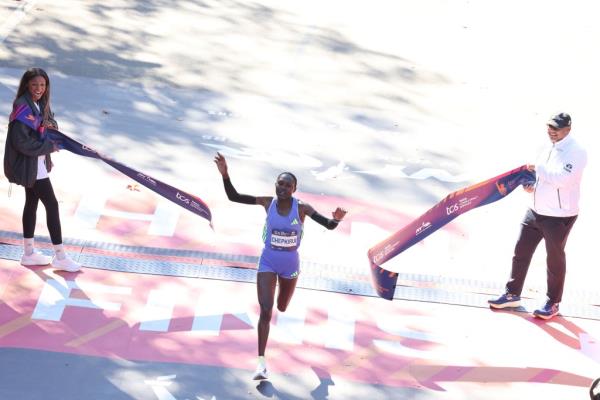 This was the first time Chepkirui ran the New York City Marathon.