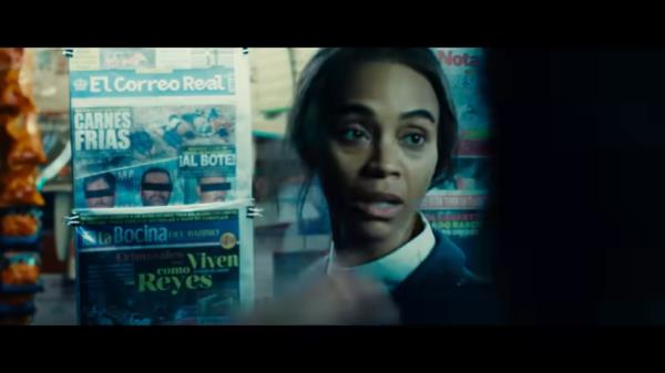 Zoe Saldana also stars in 