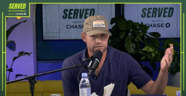 Andy Roddick on his 'Served' podcast.