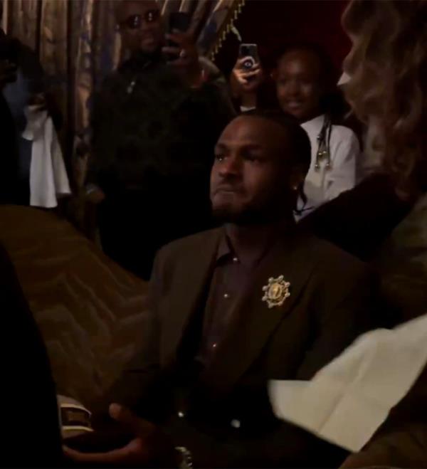 Bro<em></em>nny James at his NBA Draft party in New York City on June 27, 2024. 