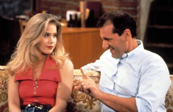 Christina Applegate and Ed O'Neill on 