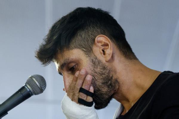 A tearful Idan Amedi,