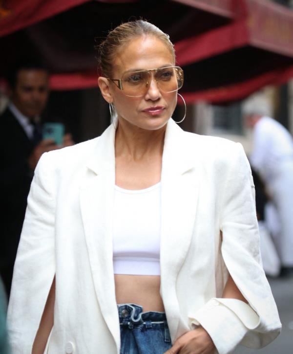 Jennifer Lopez in New York City on July 25, 2024