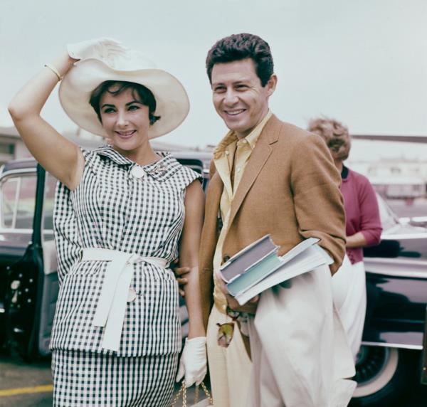 Elizabeth Taylor and Eddie Fisher in 1960
