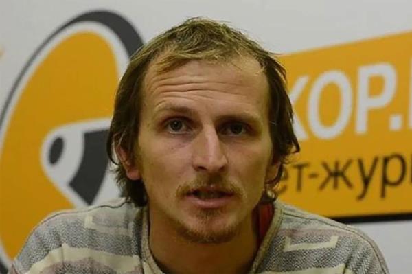 Russian journalist Alexander Rybin, who was found dead this week by a roadside outside the city of Mariupol.