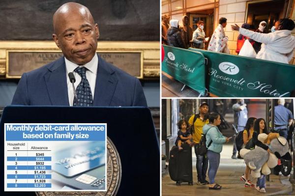 New York City has handed out $3.2 million in prepaid debit cards to some 2,600 migrant families.