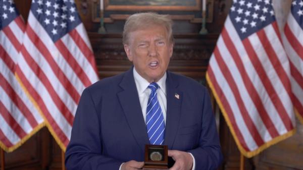 Trump also calls the coins a 