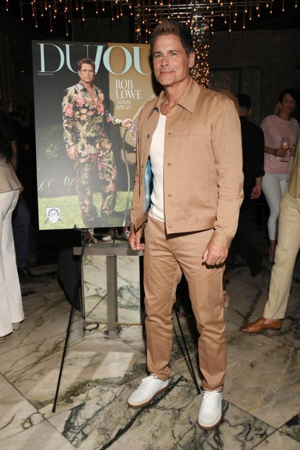Rob Lowe at the DuJour August 2024 Issue Cover Party
