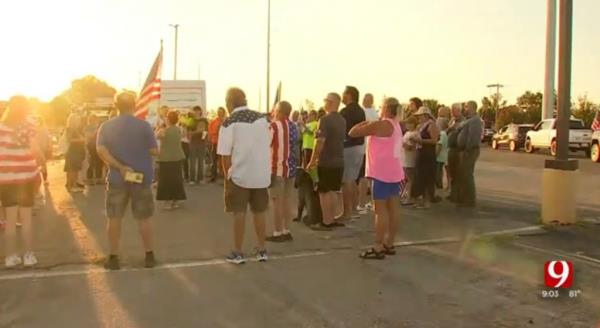 The Edmond Public Schools district shared that it prohibits flags from flying on vehicles and does not signal the “American flag or patriotism,” according to KOCO.