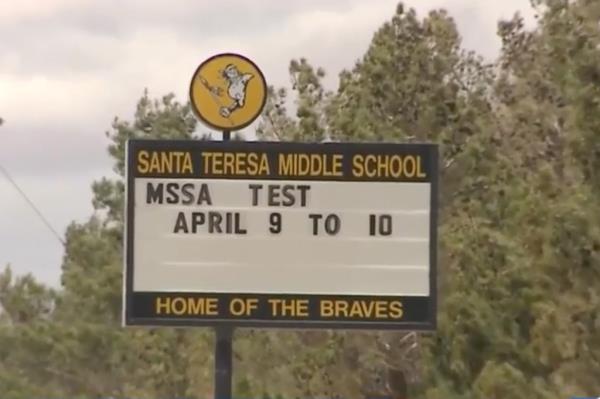 The Santa Teresa Middle School in New Mexico was sent into lockdown twice in a one week over migrants on campus
