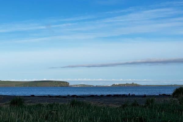 a view of St. Paul Island, Alaska