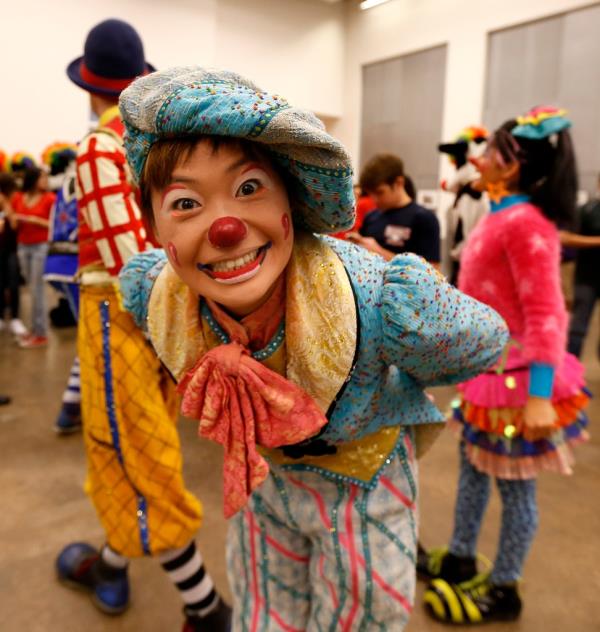 Former circus clown Mariko Iwasa