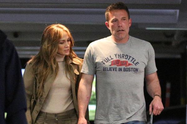 Ben Affleck and Jennifer Lopez arrive at Soho house in Los Angeles on May 19, 2024. The pair ended up spending their summer apart.