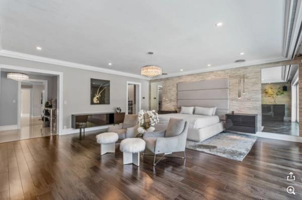 One of seven bedrooms. 