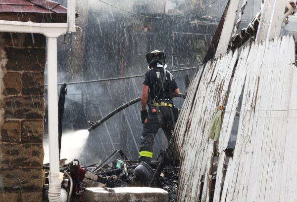 The cause of the fire is under investigation.