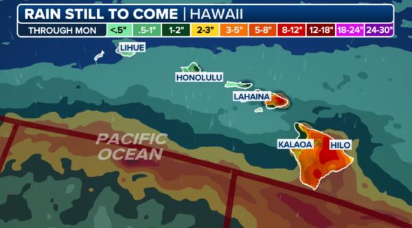 Hawaii may get heavy rain even if the storm doesn’t make direct landfall.
