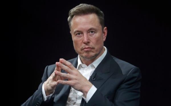 PARIS, FRANCE - JUNE 16: Chief Executive Officer of SpaceX and Tesla and owner of Twitter, Elon Musk attends the Viva Technology co<em></em>nference dedicated to innovation and startups at the Porte de Versailles exhibition centre on June 16, 2023 in Paris, France. Elon Musk is visiting Paris for the VivaTech show wher<em></em>e he gives a co<em></em>nference in front of 4,000 technology enthusiasts. He also took the opportunity to meet Bernard Arnaud, CEO of LVMH and the French President. Emmanuel Macron, who has already met Elon Musk twice in recent months, hopes to co<em></em>nvince him to set up a Tesla battery factory in France, his pio<em></em>neer company in electric cars. (Photo by Chesnot/Getty Images)