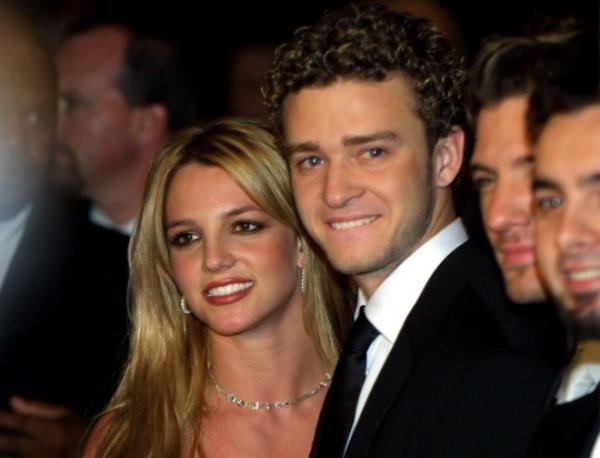 Britney Spears and boyfriend Justin Timberlake 2002 