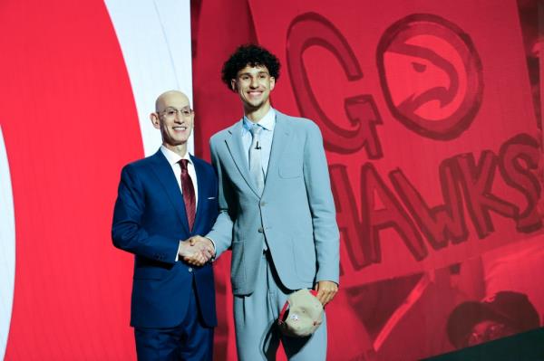 Zaccharie Risacher was the No. 1 pick.