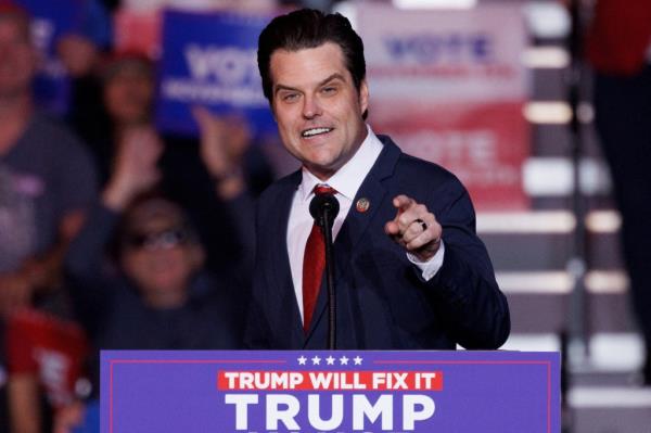 Gaetz stumping for Trump
