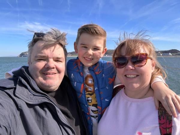 charlie with his parents