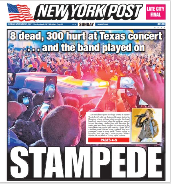 Eight Astroworld attendees dies at the festival and two more later passed in the hospital. 