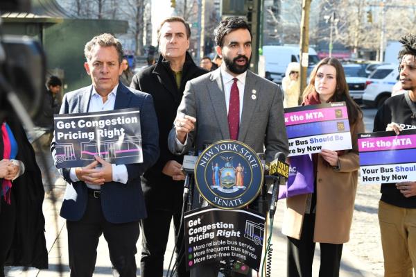 The lawmakers at a press conference