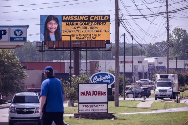 A billboard along Dawso<em></em>nville Highway in Gainesville, Ga., 