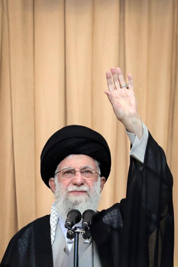 Iranian Leader Khamenei Leads Friday Prayers In Tehran.