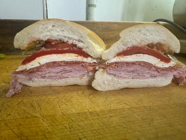 aaron judge sandwich at joe's deli