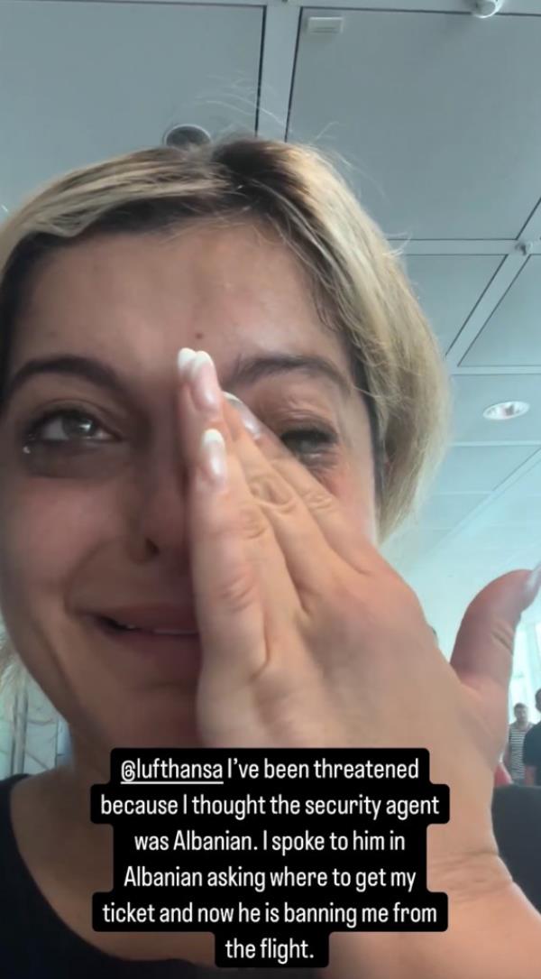 The 34-year-old vocalist was traveling to the US when she was stopped from boarding her flight at Munich Internatio<em></em>nal Airport in Germany on Saturday.