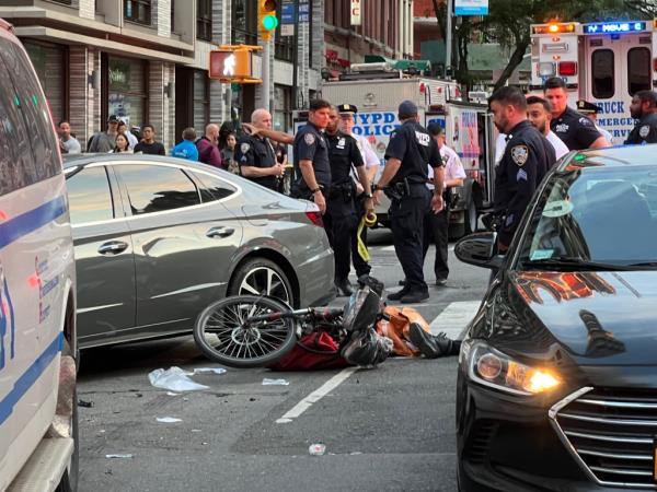 The incident happened Sunday evening. 