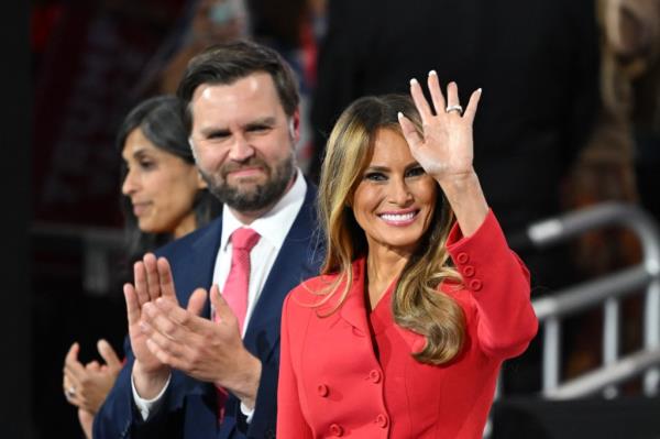 JD Vance and Melania Trump