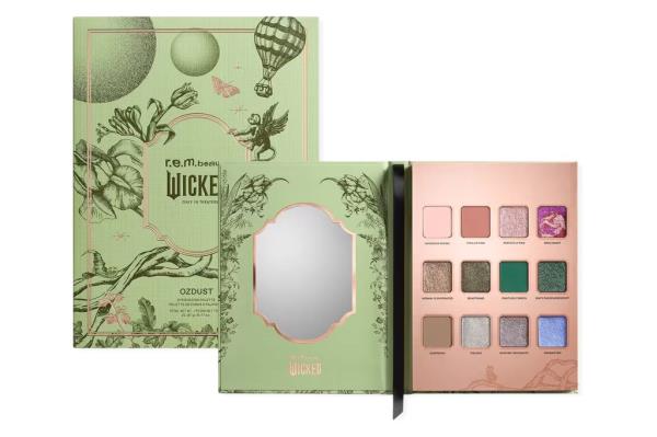 Close up view of a makeup box