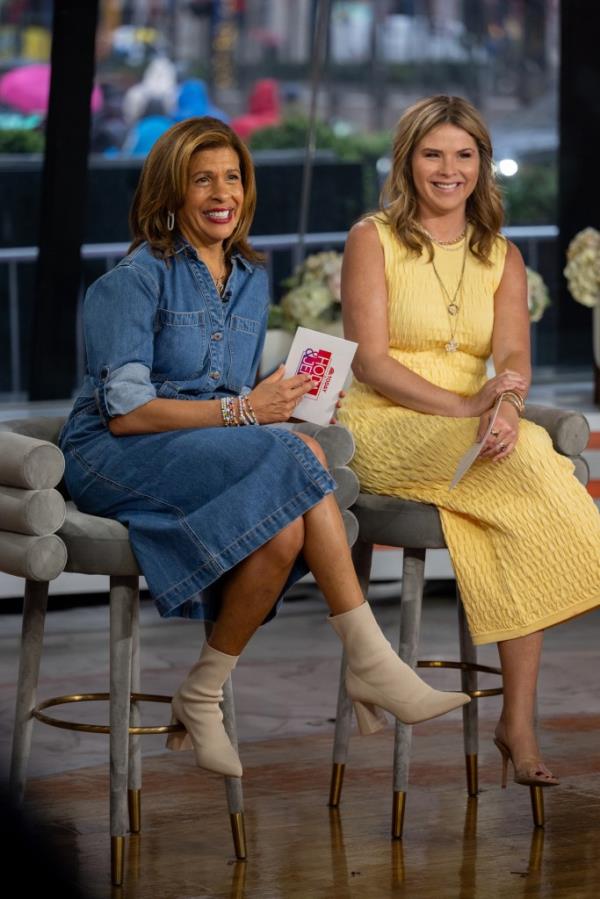 Hoda Kotb and Jenna Bush Hager on 