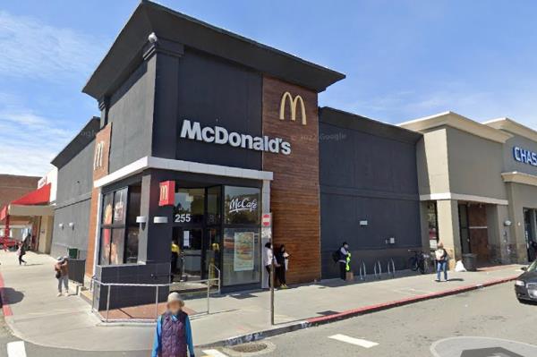 The McDonald's in the Sto<em></em>nestown Galleria shopping mall outside of downtown San Francisco closed on Sunday