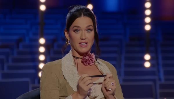 Katy Perry seemed to cringe in horror on Sunday after one 
