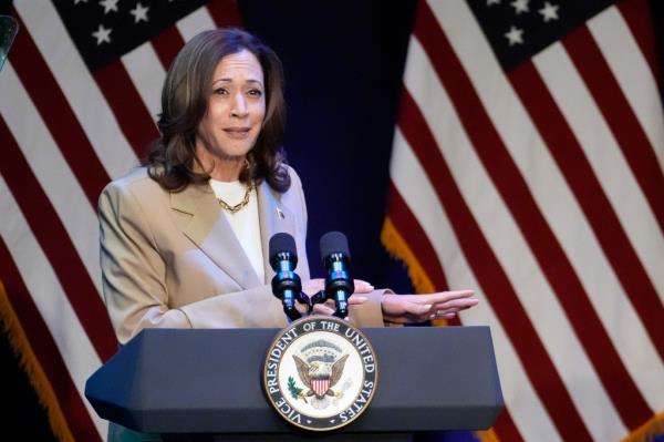 Kamala Harris smiling. 