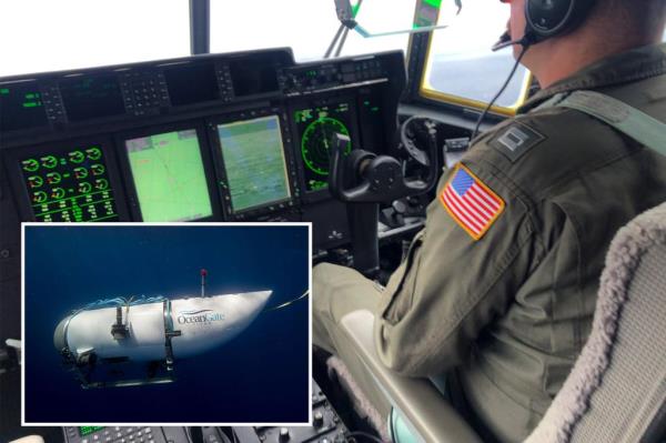 US Coast Guard search for the OceanGate Titan sub.