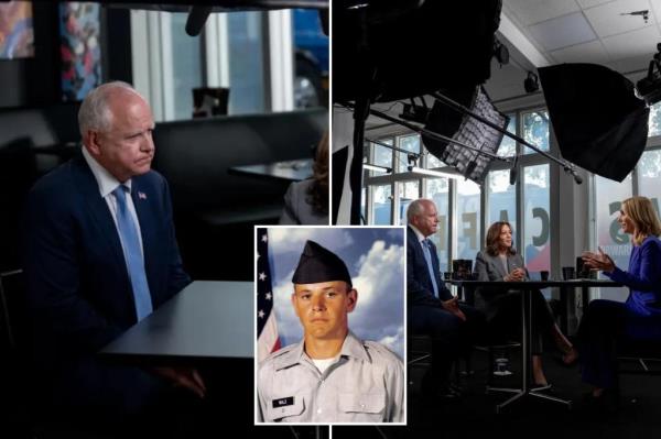 Tim Walz during basic training for the Army Natio<em></em>nal Guard in the summer of 1981 at Fort Benning, Georgia.