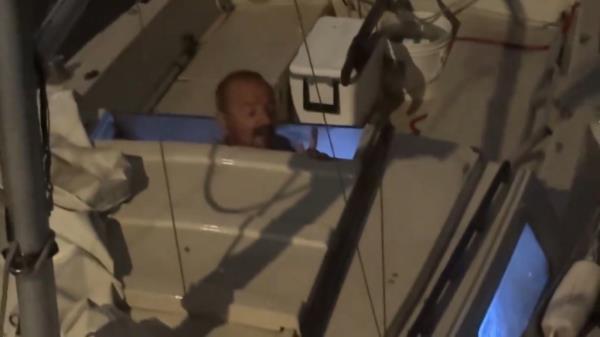 As Milton moved through the Gulf Coast, Malinowski joined a live stream with TikTokers including Tampa Terrence. 