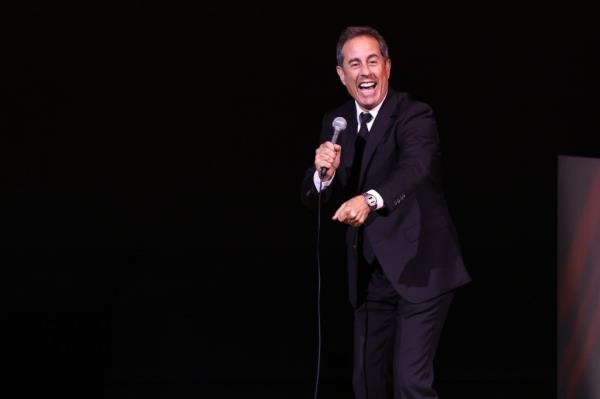 Jerry Seinfeld performs o<em></em>nstage at the 2023 Good+Foundation A Very Good+ Night of Comedy Benefit at Carnegie Hall on October 18, 2023 in New York City