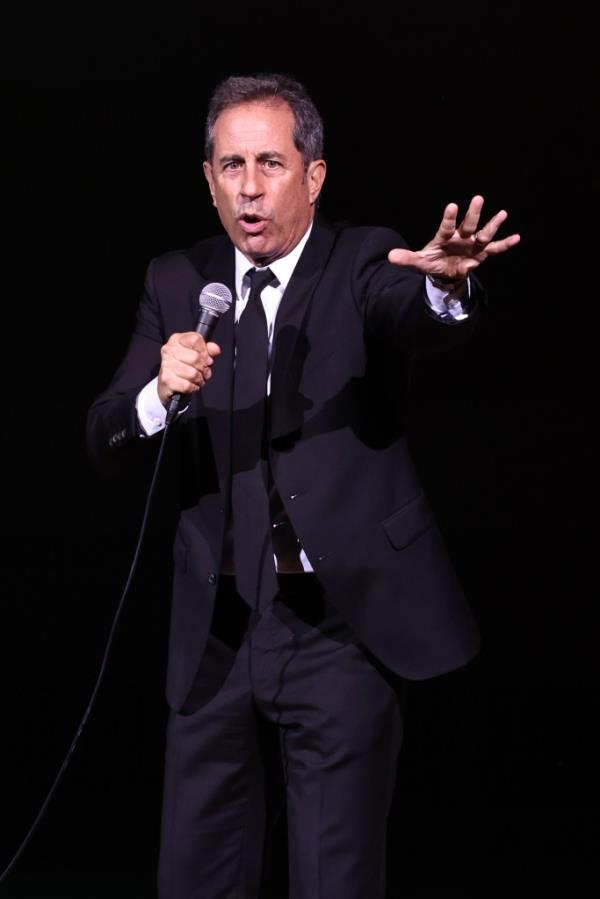 Jerry Seinfeld performs o<em></em>nstage at the 2023 Good+Foundation A Very Good+ Night of Comedy Benefit at Carnegie Hall on October 18, 2023 in New York City
