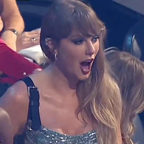 Taylor Swift's reaction to Katy Perry's speech at the VMAs 2024