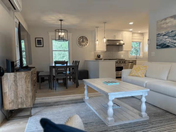 Lentini says the high schoolers moved all her furniture out of the way while setting up the party.