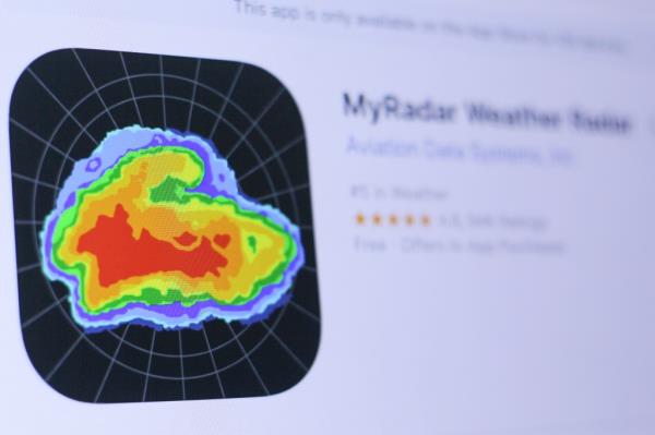 MyRadar, the weather-tracking app, also sends data to Arity, the Allstate-owned company.