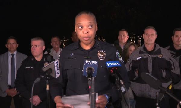 Austin Police Department's Interim Chief of Police Robin Henderson speaks at a press co<em></em>nference Wednesday morning following the suspect's arrest.